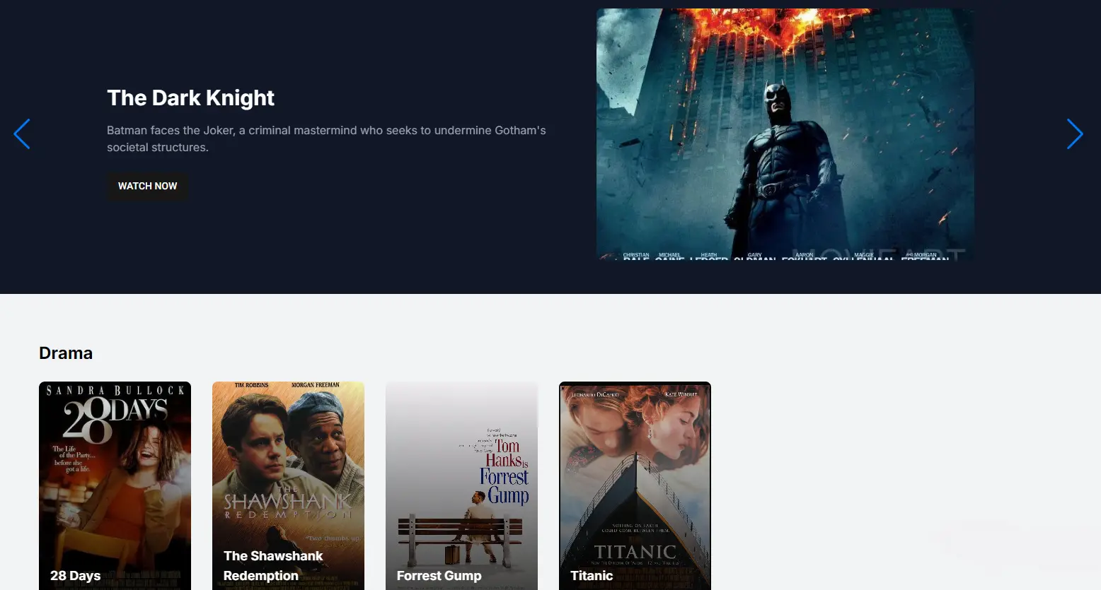 Captura de pantalla de CineVerse